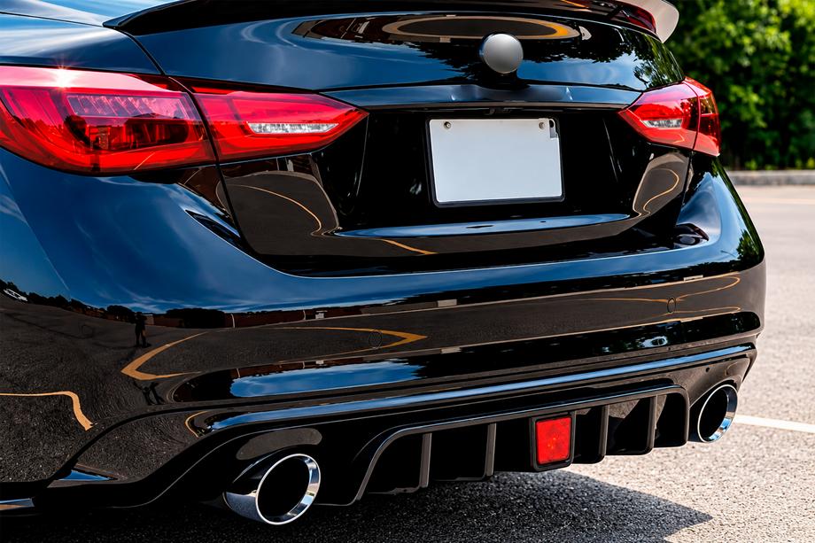 Infiniti Q50/Q60 2013–2024 Difuzor zadnjega odbijača V1 (za Q50 Base/Sport 2018-2023) Image