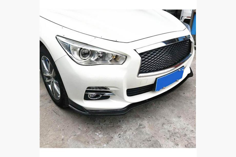 Infiniti Q50/Q60 2013–2024 Lipa sprednjega odbijača Lip V1 (za Q50 Base 2014-2017, karbon) Fotografija 3