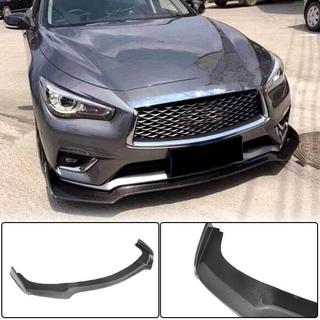 Sprednji lip odbijača Lip V1 (za Q50 Base 2018-2023, karbon) Infiniti Q50/Q60 2013–2024 fotografija 2