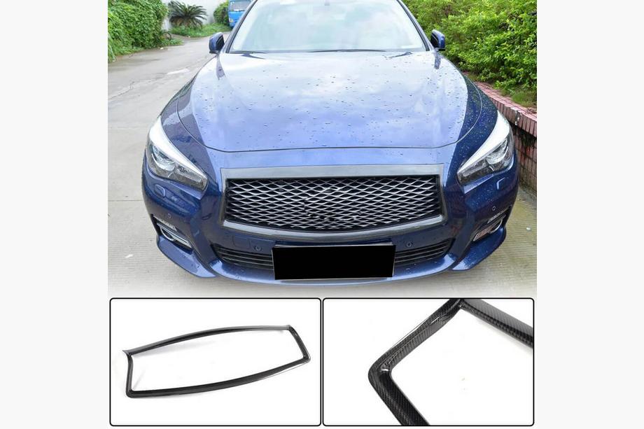 Infiniti Q50/Q60 2013–2024 Okvir maske hladilnika (za Q50 Base/Sport 2014-2017, karbonska vlakna) Image