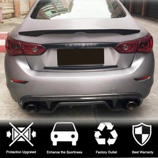 Difuzor zadnjega odbijača V3 (za Q50 Base/Sport 2014-2017, karbon) Infiniti Q50/Q60 2013–2024 fotografija 2