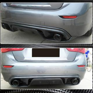 Difuzor zadnjega odbijača V3 (za Q50 Base/Sport 2014-2017, karbon) Infiniti Q50/Q60 2013–2024 fotografija 3