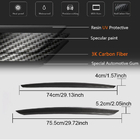 Infiniti Q50/Q60 2013–2024 Karbon okrasne letve za pokrov prtljažnika (za Q50 Base/Sport 2014-2017, Carbon) fotografija 5