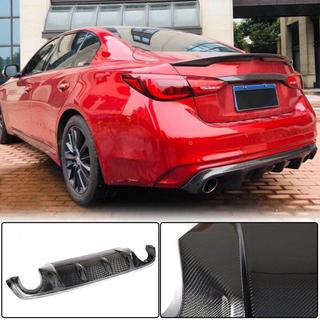 Difuzor zadnjega odbijača V2 (za Q50 Base/Sport 2018-2023, karbon) Infiniti Q50/Q60 2013–2024 fotografija 1