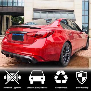 Difuzor zadnjega odbijača V2 (za Q50 Base/Sport 2018-2023, karbon) Infiniti Q50/Q60 2013–2024 fotografija 2