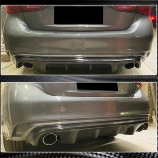 Difuzor zadnjega odbijača V2 (za Q50 Base/Sport 2018-2023, karbon) Infiniti Q50/Q60 2013–2024 fotografija 4