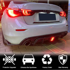Infiniti Q50/Q60 2013–2024 Difuzor zadnjega odbijača V3 (za Q50 Base/Sport 2018-2023, karbon) fotografija 3