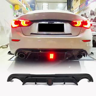 Difuzor zadnjega odbijača V4 (za Q50 Base/Sport 2014-2017, karbon) Infiniti Q50/Q60 2013–2024 fotografija 1
