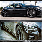 Infiniti Q50/Q60 2013–2024 Stranski pragovi V1 (za Q50, karbon) fotografija 5