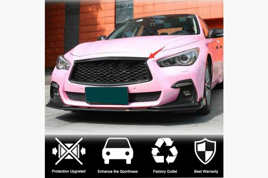 Infiniti Q50/Q60 2013–2024 Karbon obroba hladilne maske (za Q50 2018-2022) Fotografija 4