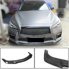 Infiniti Q50/Q60 2013–2024 Sprednja lipa odbijača Lip V1 (za Q50 Sport 2014-2017, karbon) fotografija 1