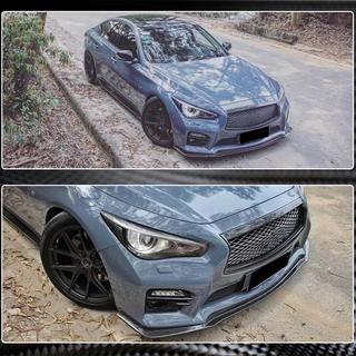 Sprednja lipa odbijača Lip V1 (za Q50 Sport 2014-2017, karbon) Infiniti Q50/Q60 2013–2024 fotografija 4