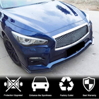 Infiniti Q50/Q60 2013–2024 Karbon sprednji lip odbijača Lip V2 (za Q50 Sport 2014-2017, Carbon) fotografija 2
