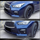 Infiniti Q50/Q60 2013–2024 Karbon sprednji lip odbijača Lip V2 (za Q50 Sport 2014-2017, Carbon) fotografija 3