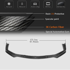 Infiniti Q50/Q60 2013–2024 Karbon sprednji lip odbijača Lip V2 (za Q50 Sport 2014-2017, Carbon) fotografija 5