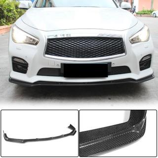Karbon sprednji lip odbijača Lip V2 (za Q50 Sport 2014-2017, Carbon) Infiniti Q50/Q60 2013–2024 fotografija 1
