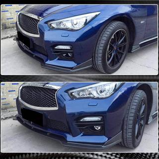 Karbon sprednji lip odbijača Lip V2 (za Q50 Sport 2014-2017, Carbon) Infiniti Q50/Q60 2013–2024 fotografija 3
