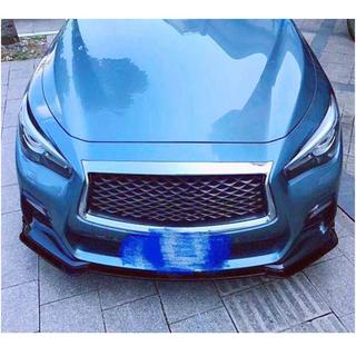 Lip za sprednji odbijač Lip V1 (za Q50 Sport 2018-2022, karbon) Infiniti Q50/Q60 2013–2024 fotografija 3
