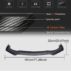 Infiniti Q50/Q60 2013–2024 Karbon dodatek za sprednji odbijač Lip V2 (za Q50 Sport 2018-2022, karbon) fotografija 6