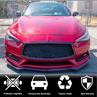Karbon okvir maske hladilnika (za Q60 2016-2022, Carbon) Infiniti Q50/Q60 2013–2024 fotografija 2