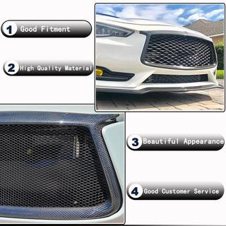 Karbon okvir maske hladilnika (za Q60 2016-2022, Carbon) Infiniti Q50/Q60 2013–2024 fotografija 3