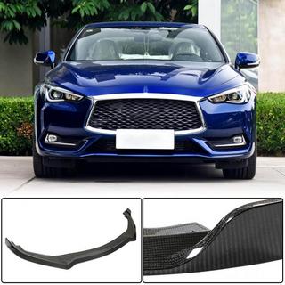 Sprednji lip odbijača Lip V1 (za Q60 2016-2022, karbon) Infiniti Q50/Q60 2013–2024 fotografija 1