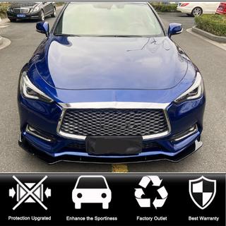 Sprednja lipa odbijača Lip V2 (za Q60 2016-2022, karbon) Infiniti Q50/Q60 2013–2024 fotografija 2