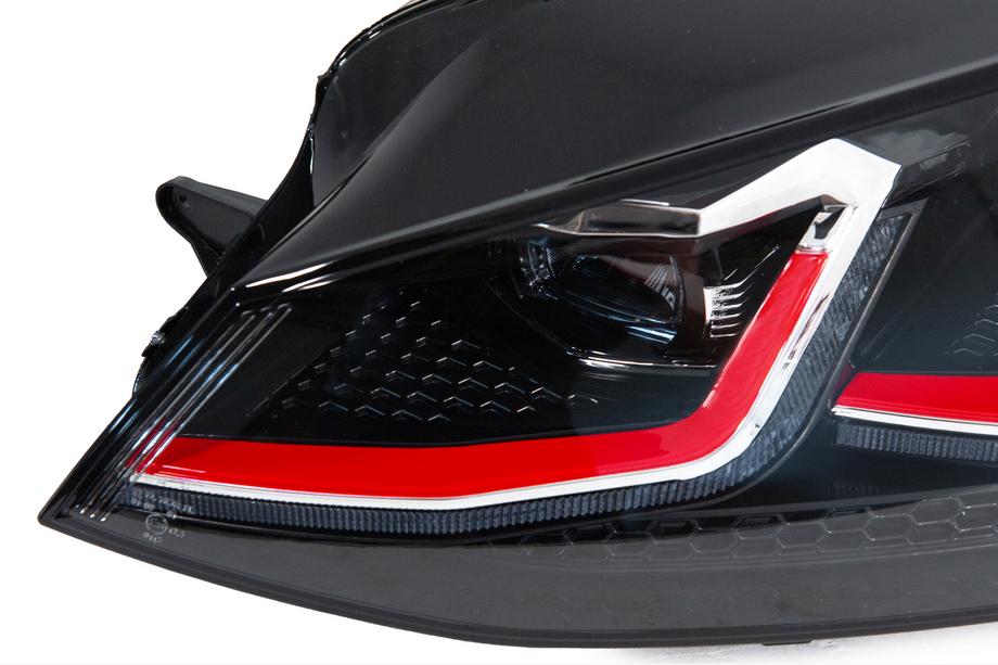 Volkswagen Golf 7/E-Golf 2012–2020 Sprednji žarometi Red FullLed (2012-2017, brez krmilnih enot, 2 kosa) Fotografija 7