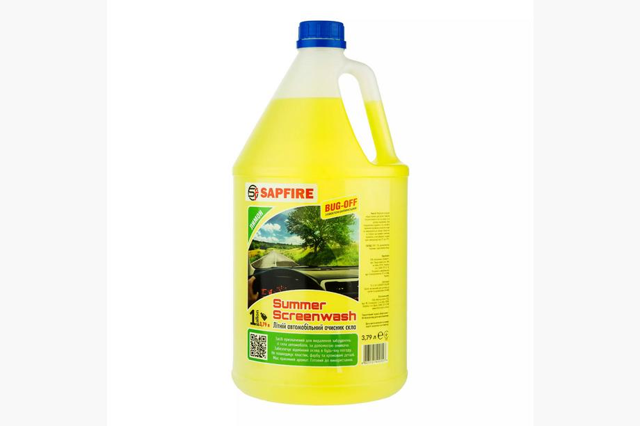 Poletna tekočina za pranje vetrobranskega stekla SAPFIRE Summer Screenwash 3,79 l – limona Image