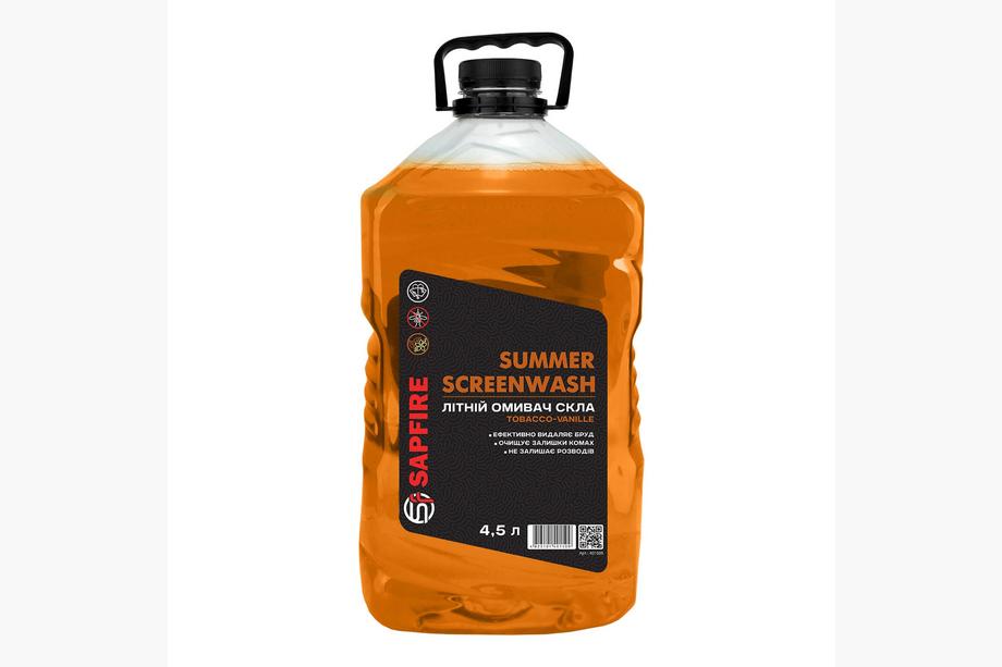Poletna tekočina za pranje vetrobranskega stekla SAPFIRE Summer Screenwash 4,5 l - Tobacco Vanille Image