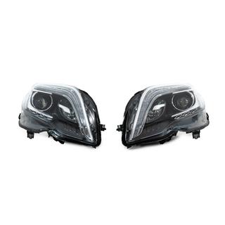 Sprednji žarometi FullLed V-1 (2012-2015, 2 kosa) Mercedes GLK class X204 2008–2015 fotografija 3