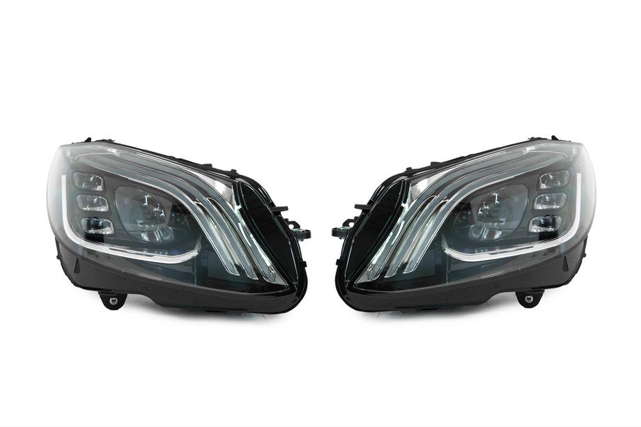 Mercedes C-class W205 2014–2021 Sprednji žarometi Maybach (2 kosa) Fotografija 6
