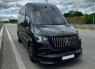 Mercedes Sprinter W907/W910 2018– Sprednja maska Panamericana GT Chrome Premium V2 (z okvirjem) fotografija 3