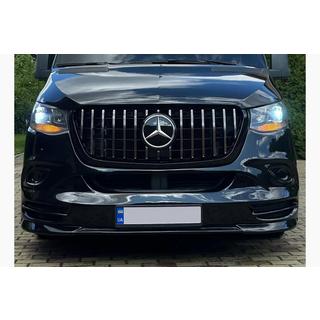 Sprednja maska Panamericana GT Chrome Premium V2 (z okvirjem) Mercedes Sprinter W907/W910 2018– fotografija 1