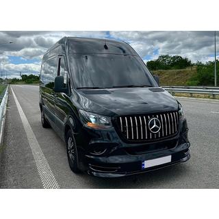 Sprednja maska Panamericana GT Chrome Premium V2 (z okvirjem) Mercedes Sprinter W907/W910 2018– fotografija 3