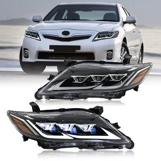 Sprednji žarometi Lexus-design V2 (facelift, 2 kosa) Toyota Camry 2006–2011 fotografija 1