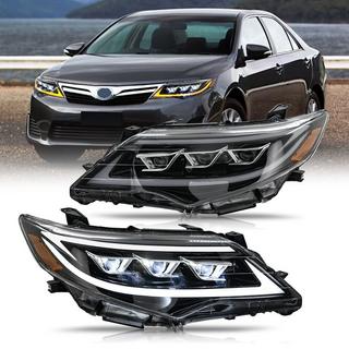 Sprednji žarometi Lexus-design (2011-2014, 2 kos) Toyota Camry 2011–2017 fotografija 1
