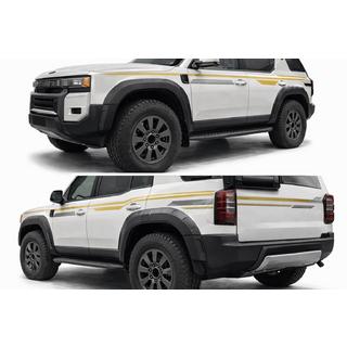 Komplet razširitev blatniških lokov (12 kosov) Toyota Land Cruiser Prado 250 2023– fotografija 1