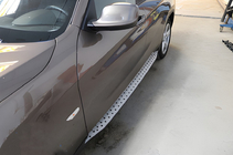 BMW X1 E84 2009–2015 Originalne stranske stopnice (2 kos, aluminij) fotografija 3