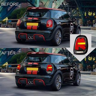 Zadnje LED luči v slogu Union Jack, rdeče (2 kos) Mini Cooper F55/56/57 2014–2023 fotografija 1