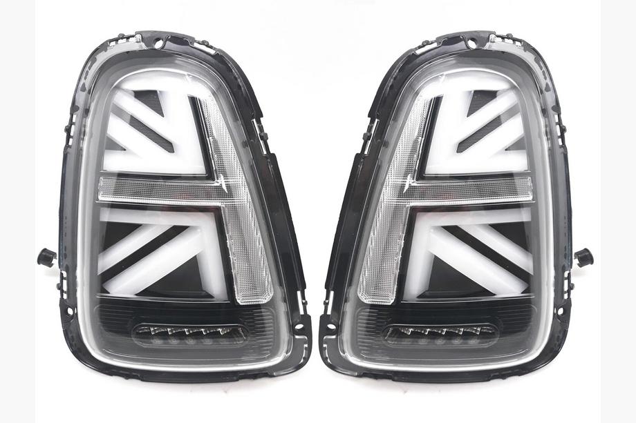 Mini Cooper R56/57 2006–2014 Zadnje LED luči v slogu Union Jack Black V-2 (2 kos) Image