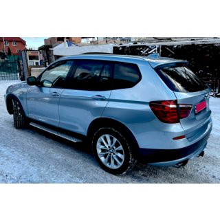 Originalne bočne stopnice V1 (2 kos, aluminij) BMW X3 F25 2011–2018 fotografija 3