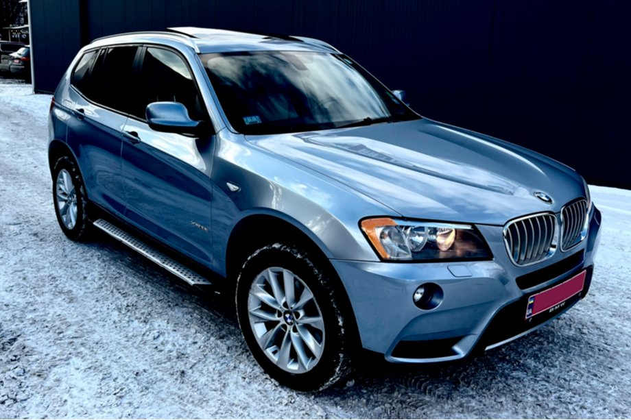BMW X3 F25 2011–2018 Originalne bočne stopnice V1 (2 kos, aluminij) Fotografija 6