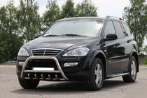 SsangYong Kyron 2005–2014 Prednji zaščitni lok WT003 (nerjaveče jeklo) fotografija 5