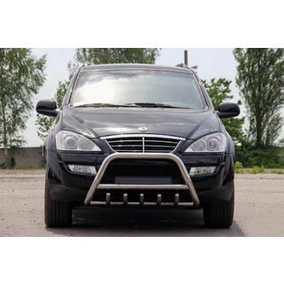 Prednji zaščitni lok WT003 (nerjaveče jeklo) SsangYong Kyron 2005–2014 fotografija 4