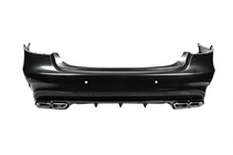 Mercedes E-class W212 2009–2016 Zadnji odbijač z difuzorjem E63 AMG (2013-2016) fotografija 1