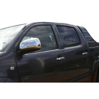 Okenske letve (4 kos, nerjaveče jeklo) Toyota Hilux 2006–2015 fotografija 1