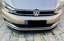 Volkswagen Touran 2015– Sprednji lip spojler odbijača (ABS) fotografija 2
