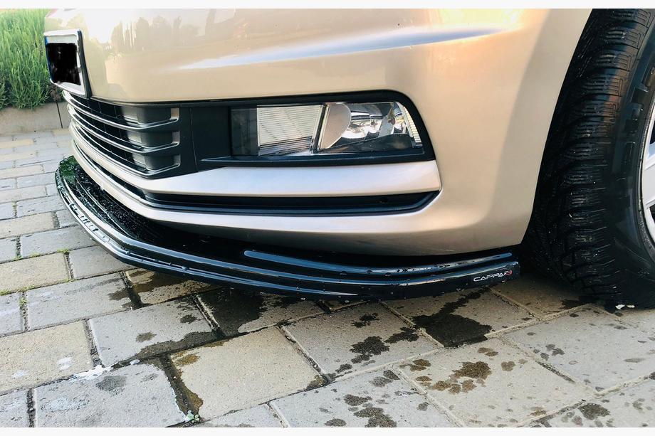 Volkswagen Touran 2015– Sprednji lip spojler odbijača (ABS) Image