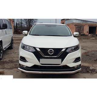 Sprednji zaščitni lok ST008 (2017-2021, nerjavno jeklo) Nissan Qashqai 2014–2021 fotografija 1